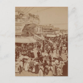 Der Boardwalk in der atlantischen Stadt Postkarte