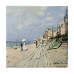 Der Boardwalk von Claude Monet in Trouville Fliese