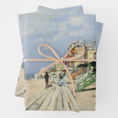 Der Boardwalk von Claude Monet in Trouville Geschenkpapier Set (Beispiel)