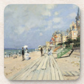 Der Boardwalk von Claude Monet in Trouville Getränkeuntersetzer (Vorderseite)