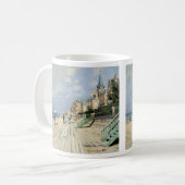Der Boardwalk von Claude Monet in Trouville Kaffeetasse (Vorderseite Links)