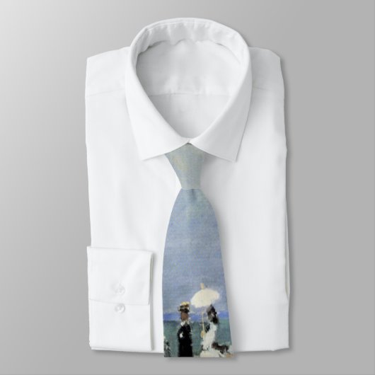 Der Boardwalk von Claude Monet in Trouville Krawatte (Gebunden)