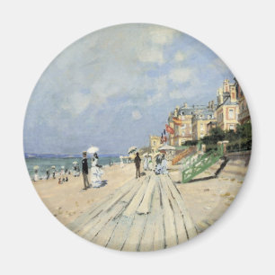 Der Boardwalk von Claude Monet in Trouville Magnet