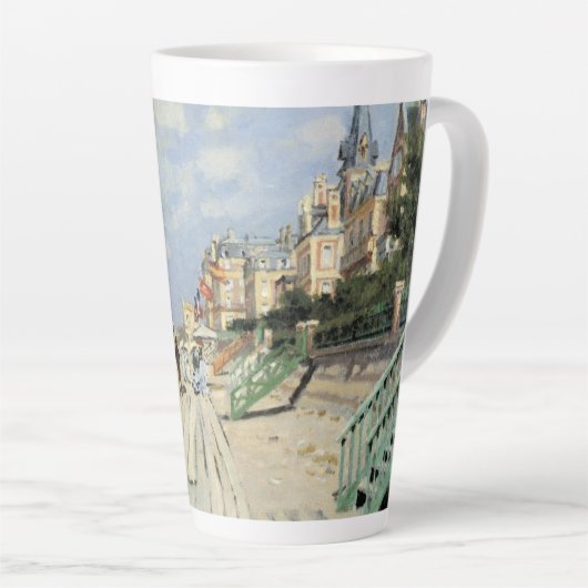 Der Boardwalk von Claude Monet in Trouville Milchtasse (Rechte Ecke)