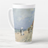 Der Boardwalk von Claude Monet in Trouville Milchtasse (Linke Ecke)