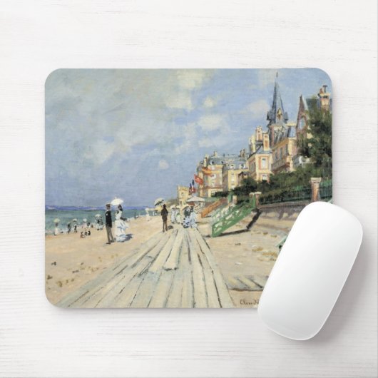 Der Boardwalk von Claude Monet in Trouville Mousepad (Mit Mouse)