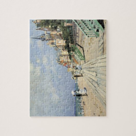 Der Boardwalk von Claude Monet in Trouville Puzzle (Vertikal)
