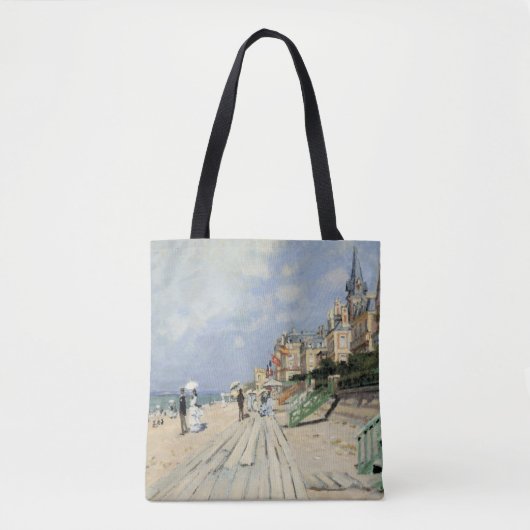 Der Boardwalk von Claude Monet in Trouville Tasche (Vorderseite)