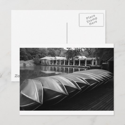 Der Boathouse Central Park Postkarte (Vorne/Hinten)