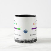 Der Boden, der mit Mikroben aufwimmelt, ist schön Tasse (Zentrum)