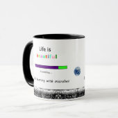 Der Boden, der mit Mikroben aufwimmelt, ist schön Tasse (Vorderseite Links)