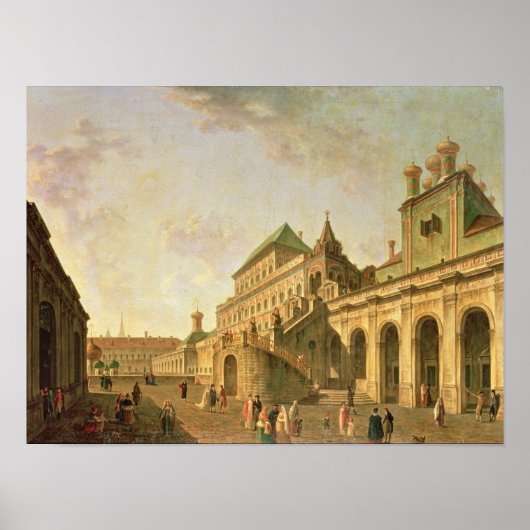 Der Boden des Boyar im Moskauer Kreml, 1801 Poster (Vorne)