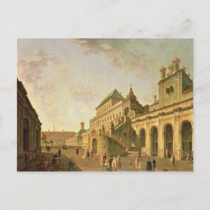 Der Boden des Boyar im Moskauer Kreml, 1801 Postkarte