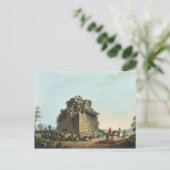 Der Boden einer Koloralsäule bei Syrakus, Platte Postkarte (Stehend Vorderseite)