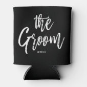 Der Boden | Skriptstil Custom Wedding Dosenkühler (Vorderseite)