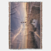 Der bodie-Insel-Leuchtturm am Sonnenuntergang Decke (Vorderseite Vertikal)