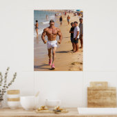 Der Bodybuilder Poster (Küche)
