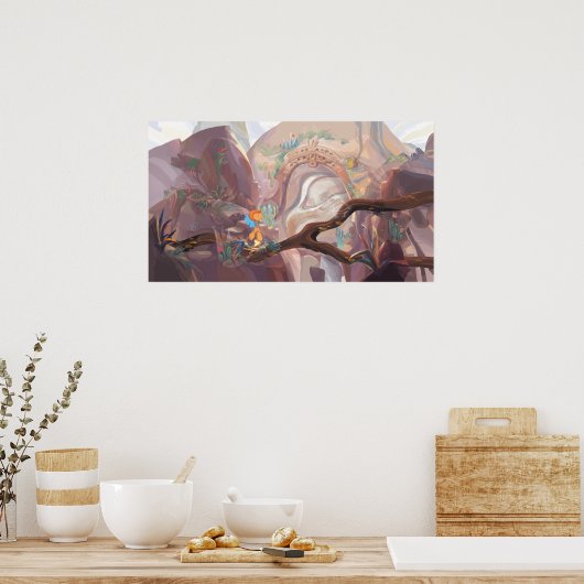 Der Bogen Poster (Küche)