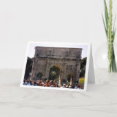 Der Bogen von Konstantine, Roma, Italien Karte (Vorderseite)