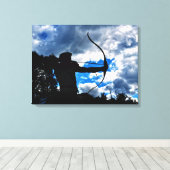 Der Bogenschütze Leinwanddruck (Insitu (Holzboden))