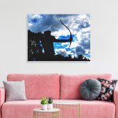 Der Bogenschütze Leinwanddruck (Insitu (Wohnzimmer))