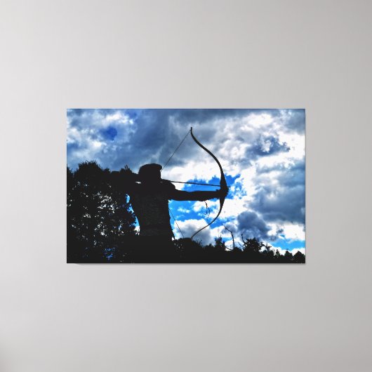 Der Bogenschütze Leinwanddruck (Vorderseite)