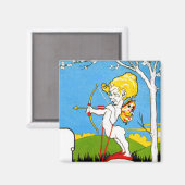Der Bogenschütze Magnet (Vorderseite/Rückseite)