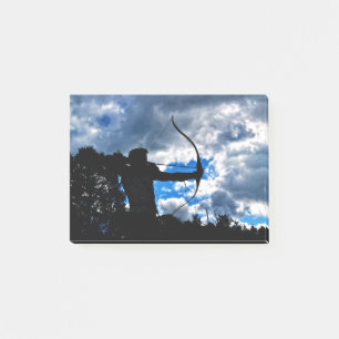 Der Bogenschütze Post-it Klebezettel