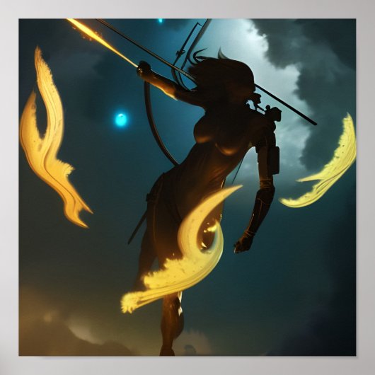 Der Bogenschütze Poster (Vorne)