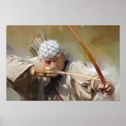 Der Bogenschütze Poster (Vorne)