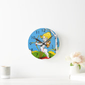 Der Bogenschütze Runde Wanduhr (Zuhause)