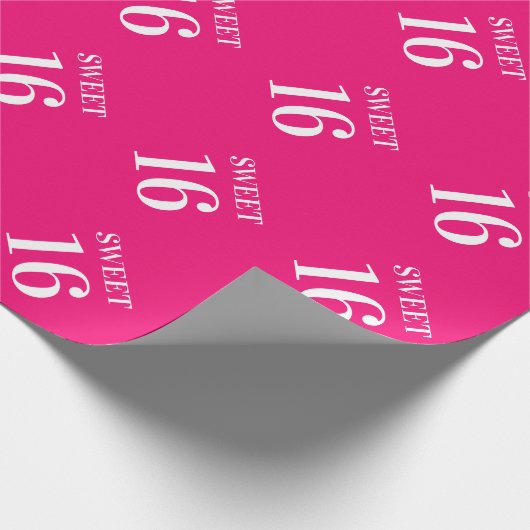 Der Bonbon des heißen rosa Neonmädchens 16. Geschenkpapier (Ecke)