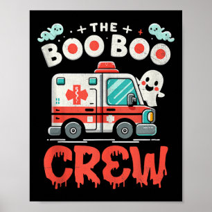 Der Boo Boo Crew Ambulance Driver Paramedici Ems H Poster