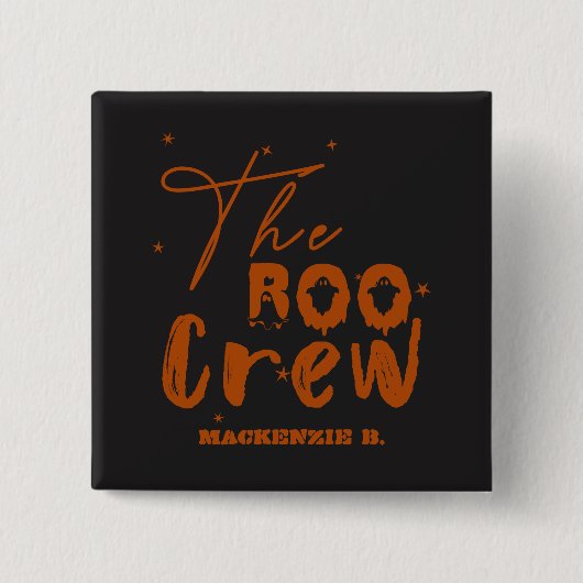 Der Boo-Crew Halloween-Bootbutton Button (Vorderseite)