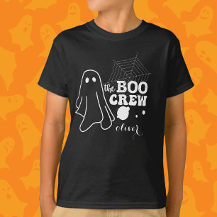 Der Boo Crew White Halloween Family Matching Boy T-Shirt