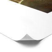 Der Bookworm von Carl Spitzweg Poster (Ecke)