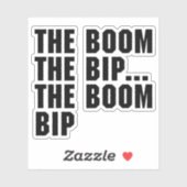 Der Boom-Bruch Aufkleber (Blatt)