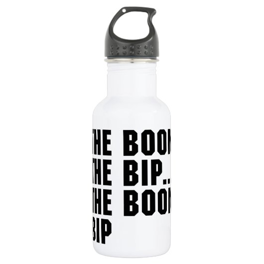 Der Boom-Bruch Edelstahlflasche (Vorderseite)