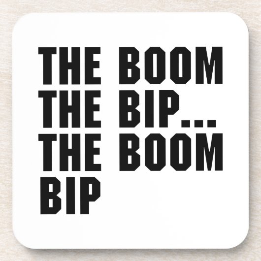 Der Boom-Bruch Getränkeuntersetzer (Vorderseite)