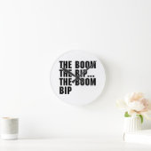 Der Boom-Bruch Runde Wanduhr (Zuhause)