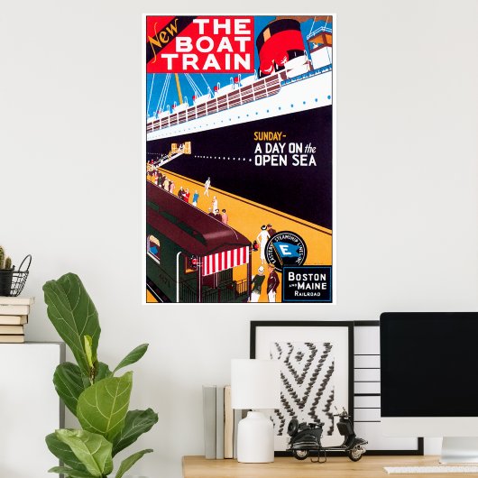 Der Bootzug Poster (Heimbüro)