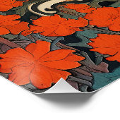 Der Borzoi Hund 2003 - Natalia Mucha Poster (Ecke)