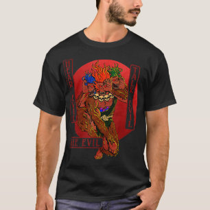 Der böse Affe sieht Böses hören Böse, reden Böse D T-Shirt