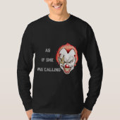 Der böse Clown-T - Shirt Schädel von Halloween 202 (Vorderseite)