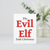 Der böse Elf stahl Weihnachten (Stehend Vorderseite)