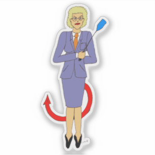 Der böse Lehrer Aufkleber