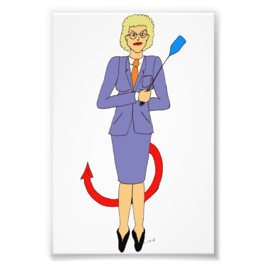 Der böse Lehrer Fotodruck (Vorne)