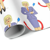 Der böse Lehrer Geschenkpapier (Rolleneckpunkt)