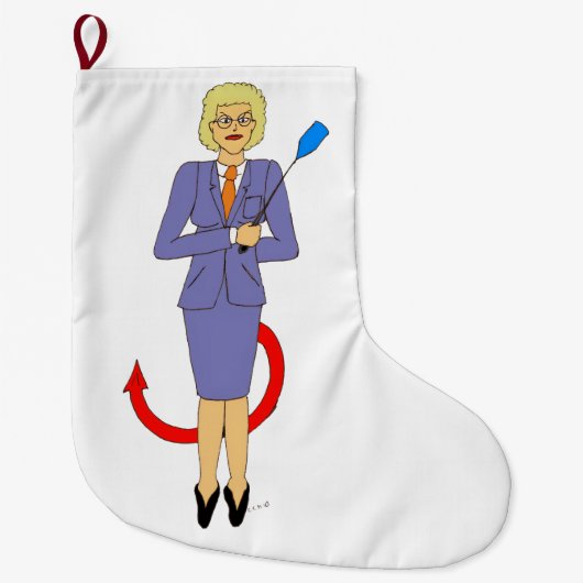 Der böse Lehrer Großer Weihnachtsstrumpf (Vorderseite)