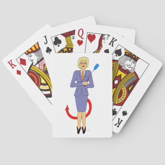 Der böse Lehrer Spielkarten (Rückseite)